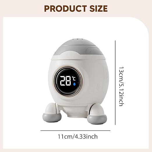 Baby Bath Thermometer Electronic Water Thermometer Cute Digital Water Temperature Meter Waterproof for Bathtub Home Newborn, Spaceship
