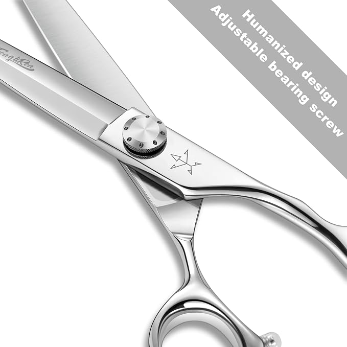 High-end Professional Dog Grooming Scissors Pet Grooming Shears 7.5 Inches Extremely Very Sharp Made Of Advanced Stainless Steel Alloy By Hand For Dog Cat And Horse Breeder