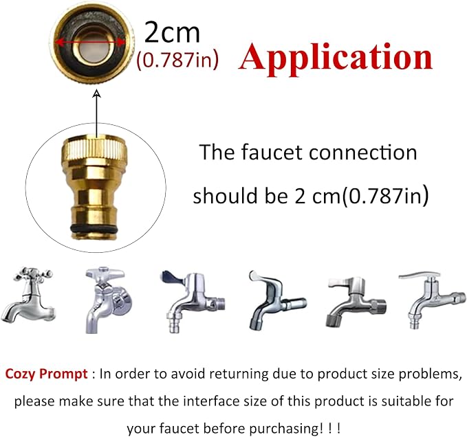 2m/6.56ft Sink Spray Hose,Portable Sink Hose Sprayer With Adapter and Wrench, Shampoo Sprayer Handheld Hose Spray Hose for Bathing,Pets,Washing Hair,Rinsing Vegetables