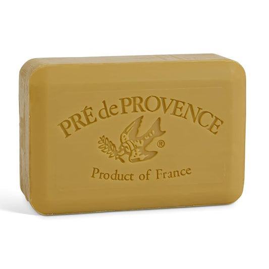 Pre de Provence Artisanal Soap Bar, Enriched with Organic Shea Butter, Natural French Skincare, Quad Milled for Rich Smooth Lather, 8.8 Ounce, Verbena