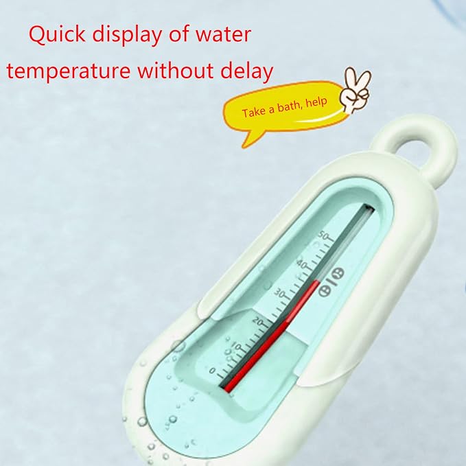 Water Temperature Meter Bath Bathtub Thermometer for Infant Toddlers Baby Care Accessories ABS Temp Test Sensor Temperature Meter 0-50℃ Baby Care Accessories, Cherry pink