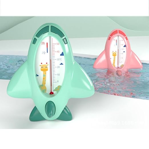 2pcs Bath Thermometer Turtle Shape Water Temperature Sensor for Newborns, Pink Waterproof Floating Thermometer for Home Pools and Bathtubs