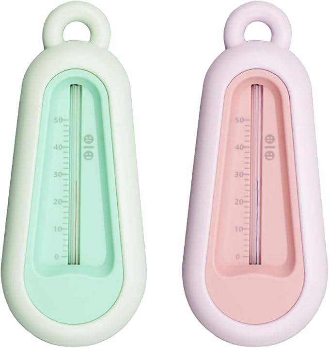 Water Temperature Meter Bath Bathtub Thermometer for Infant Toddlers Baby Care Accessories ABS Temp Test Sensor Temperature Meter 0-50℃ Baby Care Accessories, Cherry pink