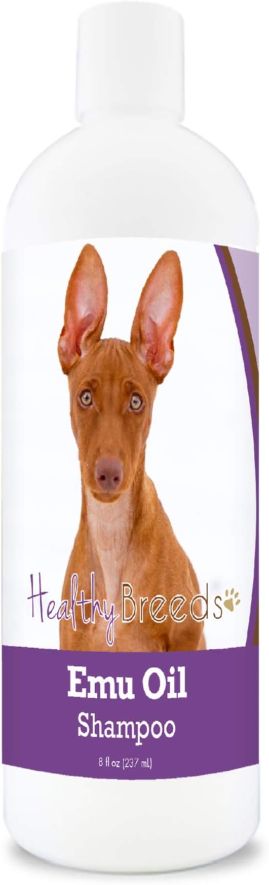 Healthy Breeds Cirneco dell'Etna Emu Oil Shampoo - Gentle Cleanser that Provides Soothing Relief of Inflammation While Restoring Moisture Balance - Fruity Scent - 8 oz