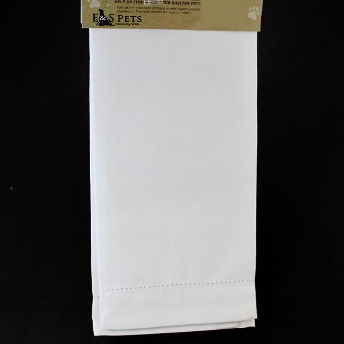 E&S Pets 711-45 Westie, West HIghland Terrier Dog Kitchen Towel, Off-white