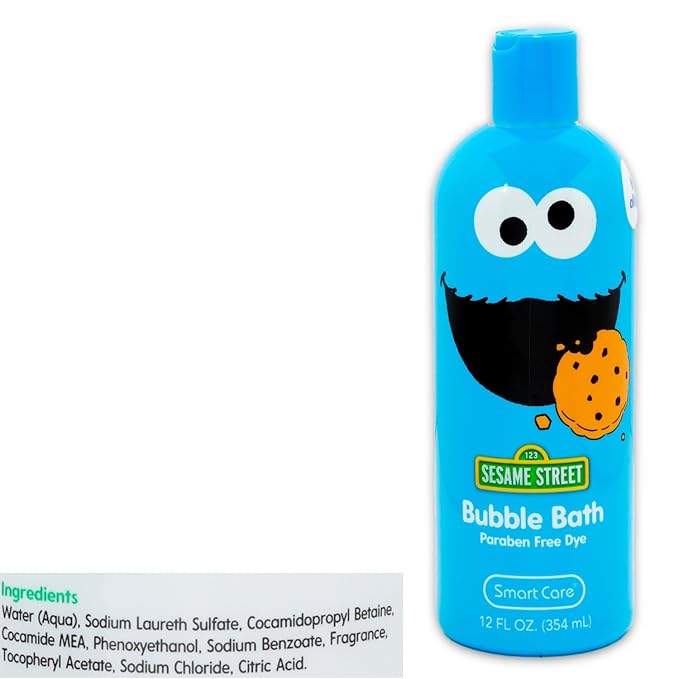 Ultimate Sesame Street Bathroom Set - Bundle with Shampoo, Body Wash, Bubble Bath, Paint, Stickers, More | Sesame Street Bath and Shower Supplies Kit for Kids, Boys, Girls