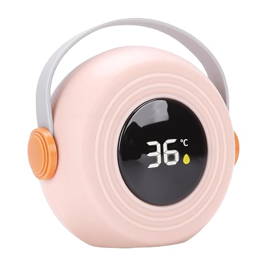 Digital Baby Bath Thermometer, LED Toy for Infants Toddlers Swimming Pool (Pink)