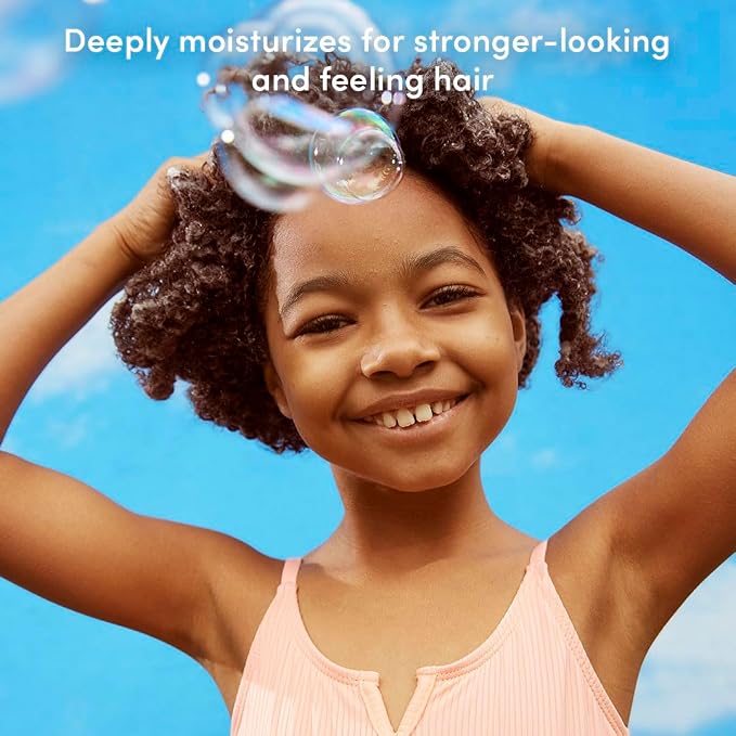 Evereden Kids Detangling Shampoo & Conditioner Set, Ages 3+ | Dermatologist-Tested, Gentle, No Silicones | With Plant Protein Peptides & Argan Oil | Vegan Children's Haircare, Sulfate & Paraben-Free
