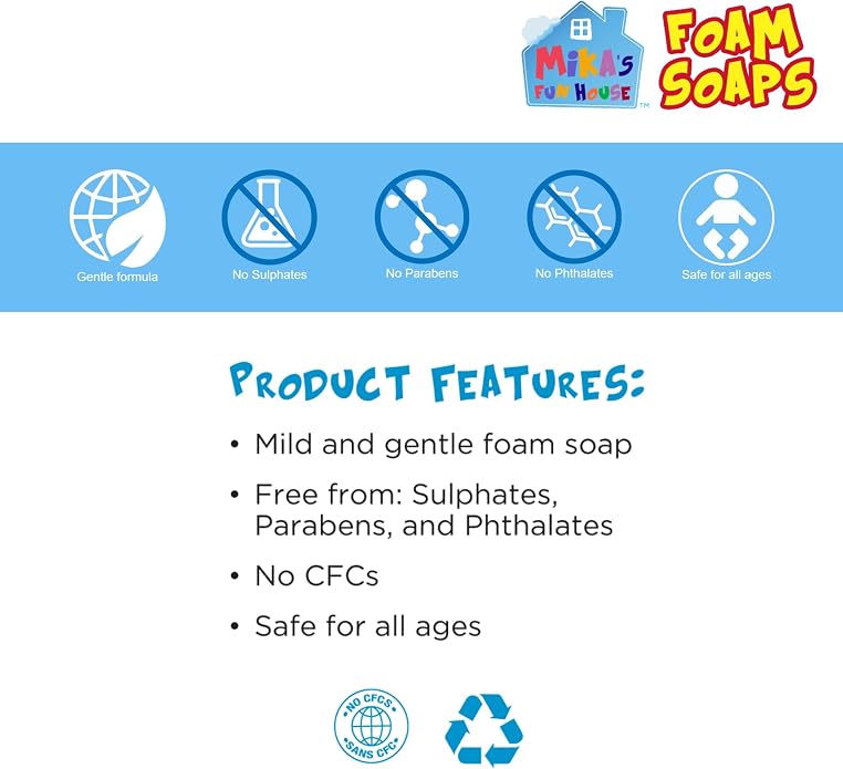 MIKA'S FUN HOUSE Foam Soap Assorted Pack