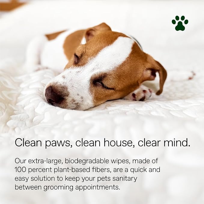 ALŌH Hypoallergenic | All-Natural | Multi-Purpose Pet Wipes. Lavender + Wild Mint 50ct Wipes