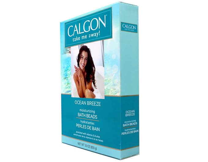 Calgon Ultra-Moisturizing Bath Beads, Ocean Breeze, 30 Ounce