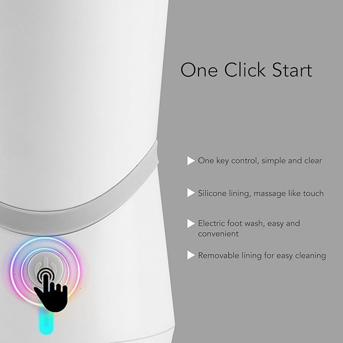 Fockety Automatic Dog Paw Cleaner, USB Electric Paw Washer for Dogs Portable Paw Cleaner Cup, Dog Foot Cleaning Machine for Small and Medium, Large Dogs, Cats