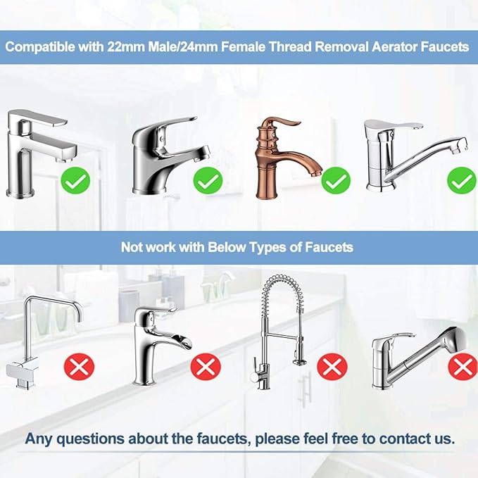 Sink Faucet Sprayer Hand Shower Sink Shower Hose Sprayer for Hair Washing,Rinser Set with Faucet Adapter, Shower Stand and Hose - for Utility Room, Bathroom, Laundry Tub
