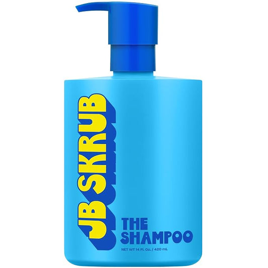 JB SKRUB Boys Shampoo for Kids, Tweens & Teens‚ Aloe Vera & Green Tea for Healthy Hair & Scalp‚ Sulfate-Free, Paraben-Free, Citrus Scent, 14 oz.