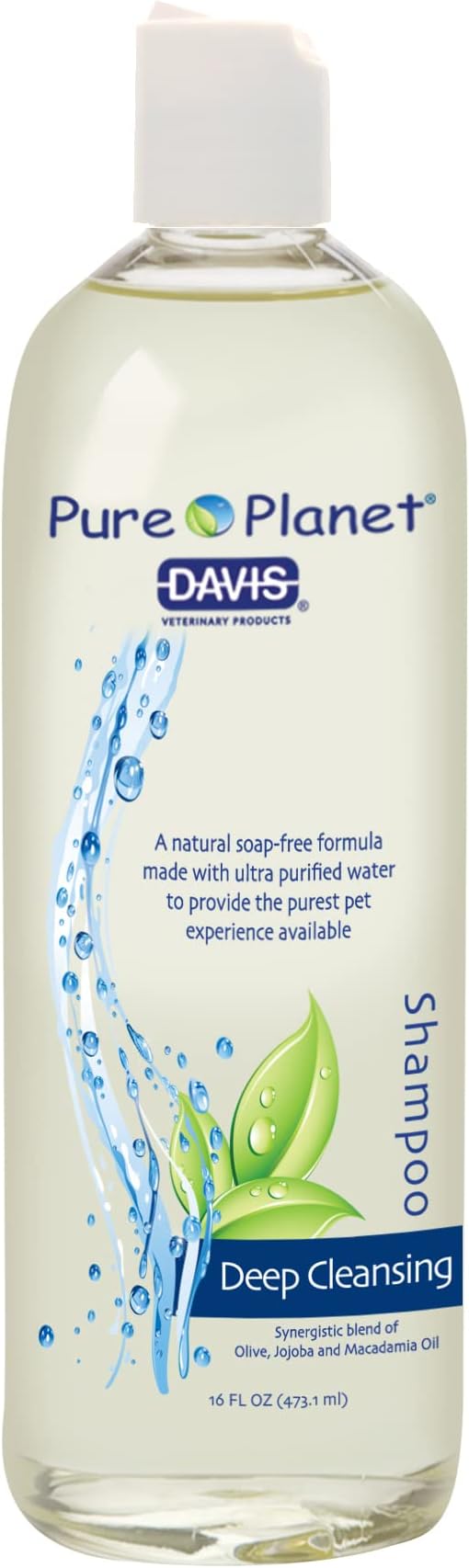 Davis Pure Planet Deep Cleaning Pet Shampoo, 16 oz, Off White, (PP.DCS16)