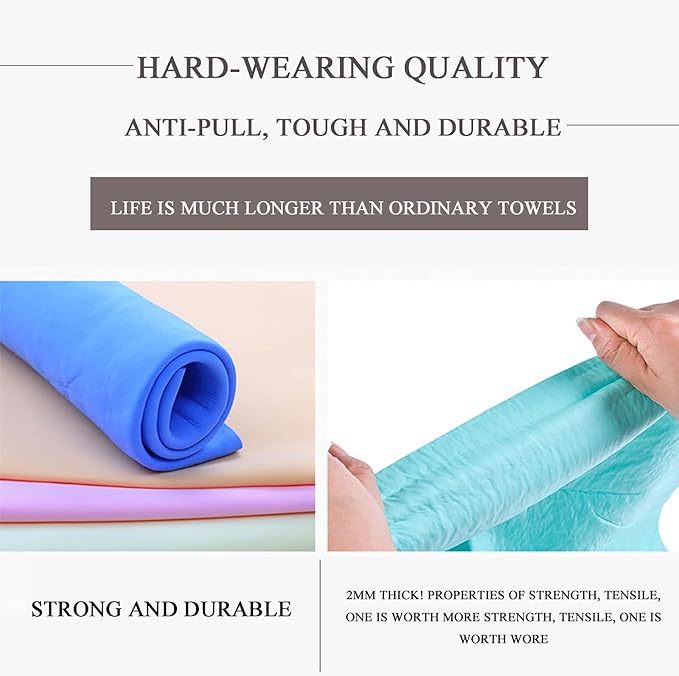 GabeFish 3 PCS Shammy Dog Towel, Quick Dry, Super Absorbent Towel for Cats, Pet Bath Towel for Drying Dogs (Random, Large: 25 x 16 x 0.07 in (66 x 43 x 0.2cm))