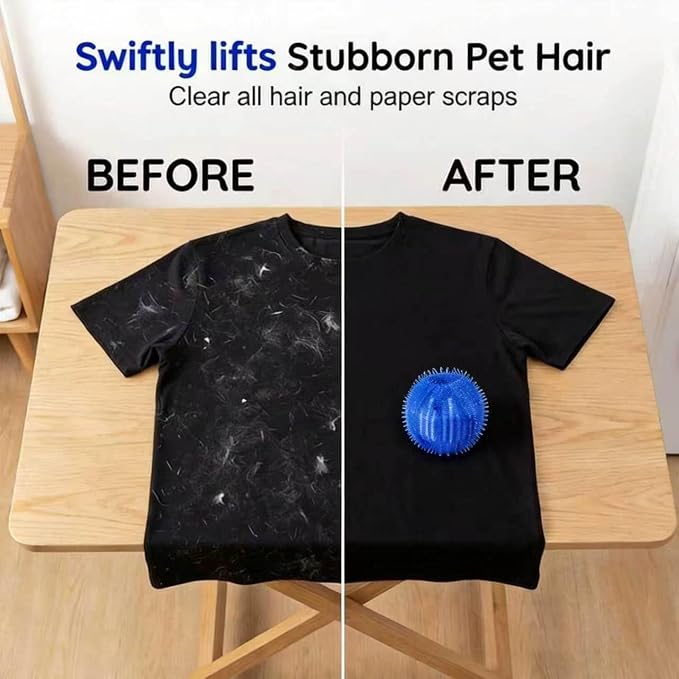 12Pcs Pet Hair Remover for Laundry, 2026 Reusable Dog & Cat Hair Remover, Efficient Debris, Hair Cleaner, Pet Hair Catcher for Clothes, Bedding, Washing Machine Hair Catcher (Large)