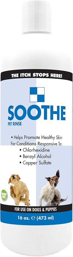 ShowSeason Soothe Rinse Itch Relief Pet Conditoner for Dogs 16 oz. | Helps to Cool Red, Inflamed, Irritated Skin, Made in The USA