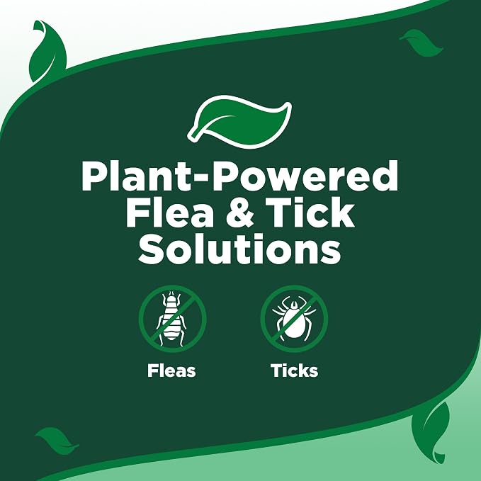 Vet’s Best Natural Flea and Tick Drops for Dogs – Natural Topical Flea Prevention with Certified Essential Oils – Plant-Based Spot-On Treatment for Large Dogs – Pest Control – 4 Month Supply