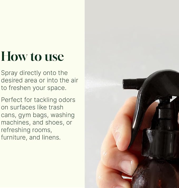 Plant Therapy Home Deodorizing Room Spray 4 oz Quick, On-The-Go Freshness, Safe & Gentle for Everyday Use, Free from Harsh Chemicals & Synthetic Fragrances