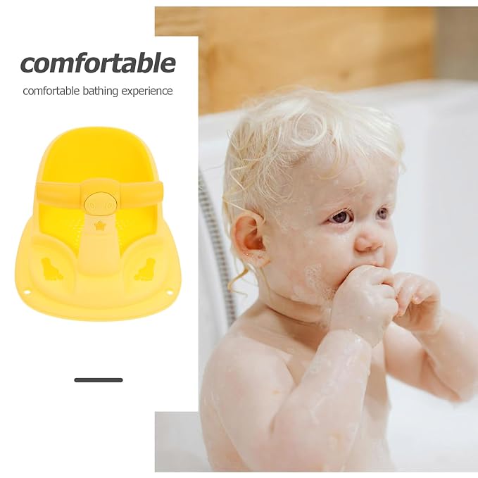 BESPORTBLE Bath Chair Bathtub Seat Non-Slip Shower Seat with Ergonomic Design and Stable Base for Safe Sitting Support During Bath