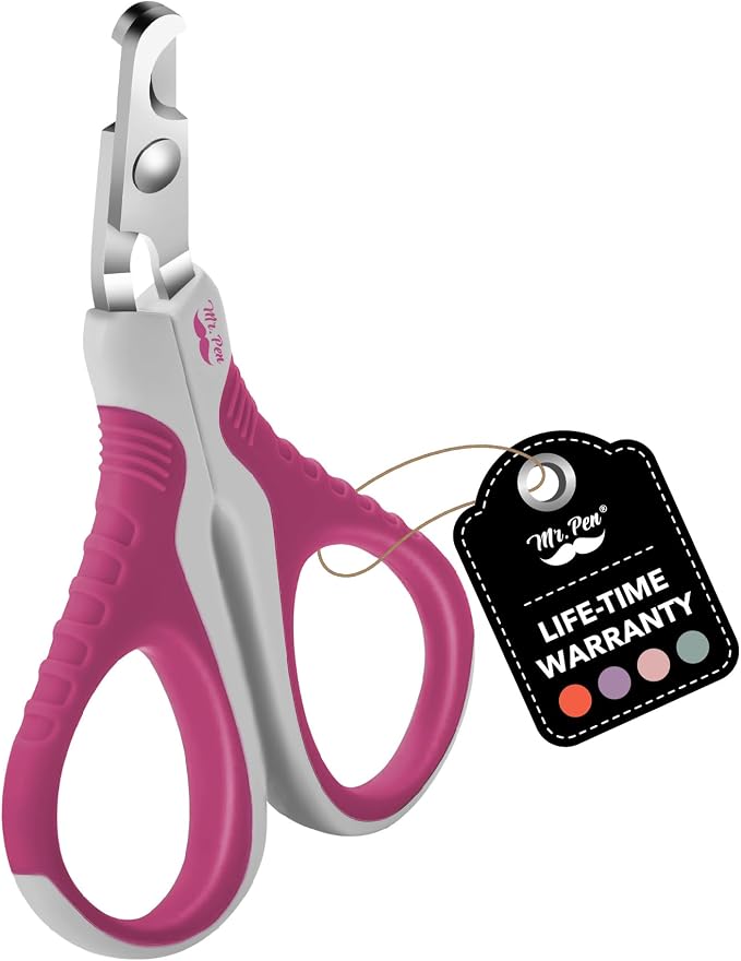 Mr. Pen- Cat Nail Clipper, Stainless Steel | Professional Sharp Cat Claw Trimmer for Small and Medium Cats, Pet Nail Clipper with Sturdy Non Slip Handle