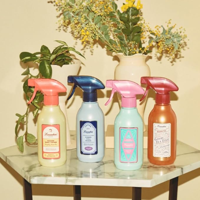 Laundrin Botanical Fabric Refresher Spray, Pet Odor Eliminator for Home, Room Essentials Fabric Spray, Odor Removal for Mattress, Curtain, Sofa, Carpet, Furniture, & Bedding - 300ml, Oolong Tea