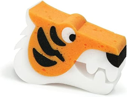 Genuine Fred Bath Biters, Children's Bath Sponge, Tiger