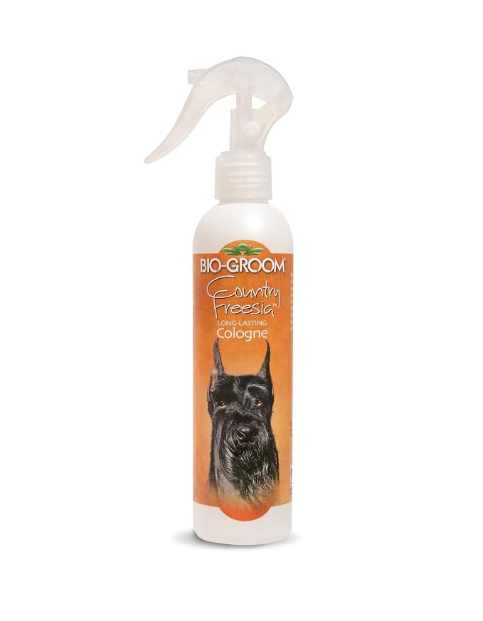 Bio-groom Crisp Dog Cologne, Deodorizing Perfume Spray, 8 fl oz, 1-Pack | Dog Bathing Supplies, Puppy Wash, Cat Grooming Supplies, Cruelty-Free, Made in USA