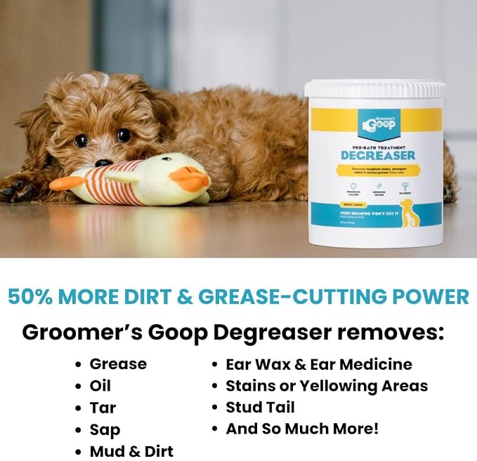 Groomer’s Goop Pre-Bath Pet Degreaser (28 oz)