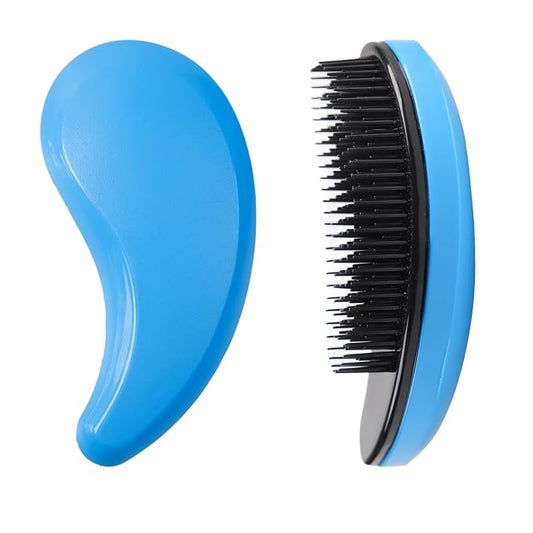 Small Dog Brush Puppy Brush for Small Dogs Soft Dog Bath Brush Gentle Dog Hair Remover Brush Grooming Tool for Teddy Yorkies Maltese Shih Tzu Chihuahua Puppy Hair Brush, Blue