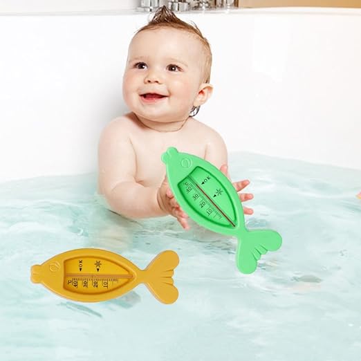 Water Thermometer Baby Bathing Fish Shape Temperature Infant Toddler Shower 1 Random Color