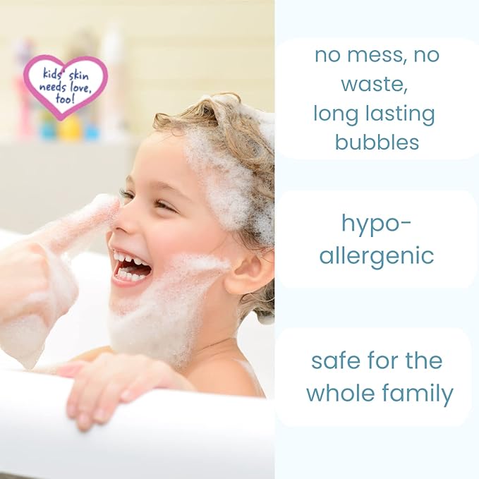 TruKid Bubble Podz Bubble Bath for Kids, Toddlers, & Babies, Tear Free Gentle & Refreshing Bath Bomb for Sensitive Skin with Natural Moisturizers, Non-Toxic, pH Balanced, Yumberry Scent (10 Podz)