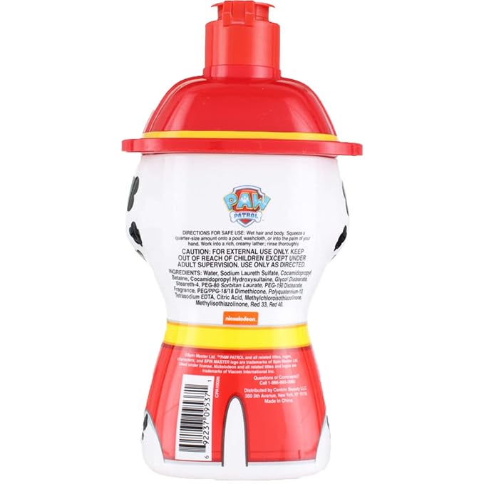 Taste Beauty “PAW Patrol” 3-in-1 Kids’ Shampoo, Kids’ Conditioner, and Bodywash, 14 Ounces, (Scent)