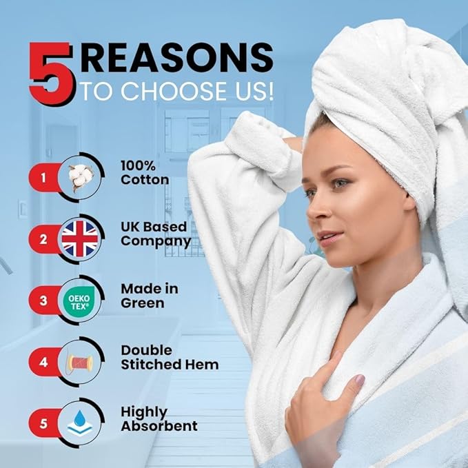 Infinitee Xclusives Luxury 100% Ring-Spun Cotton Bath Towels Set of 4 (27x54 inches) – Soft, Absorbent & Quick-Drying Towels for Bathroom, Gym, Spa & Hotel Use (Vivid Green, Bath Towels)