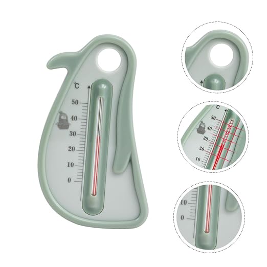 Water Temperature Measurement Tool Penguin Bath Thermometer for Babies and Safe Bathing Water Gauge Floating Cartoon Design Random Color Random Color