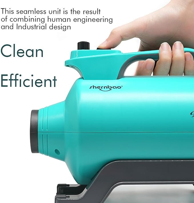 High Velocity Professional Dog Pet Grooming Hair Drying Force Dryer Blower 5.0HP (Super Cyclone) SHD-2600P (Green) | Super cyclone 5.0HP high velocity blower dryer for professional dog pet grooming, Green SHD-2600P