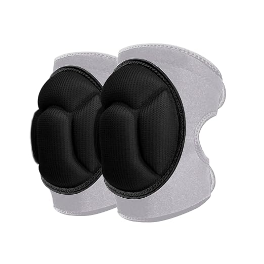 Knee Pads, Thick Sponge Anti-slip, Collision Avoidance Knee Pads, for Running, Mountaineering, House Working,Gardening Maintain (Gray, Medium)