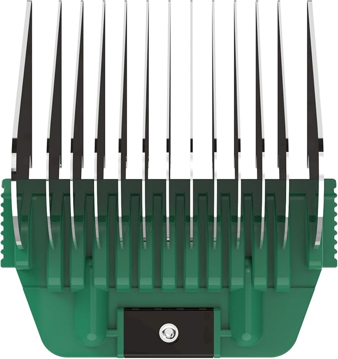 Stainless Steel A5 Wide Guide Comb – Metal Attachment for A5 Wide Blades, Compatible with Wahl KM, Andis, Oster, Heiniger – Smooth & Durable Grooming Guard (22mm - 7/8")