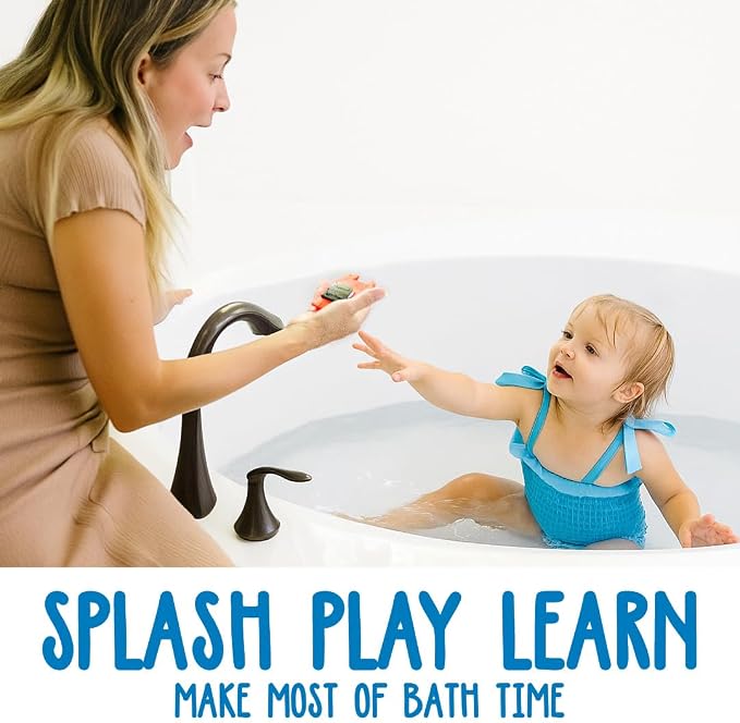 SplashEZ Boat Toy, Mold Free Bath Toys for Toddlers & Kids, No Hole Bath Toy for Bathtub, Pool, Shower for Boys & Girls