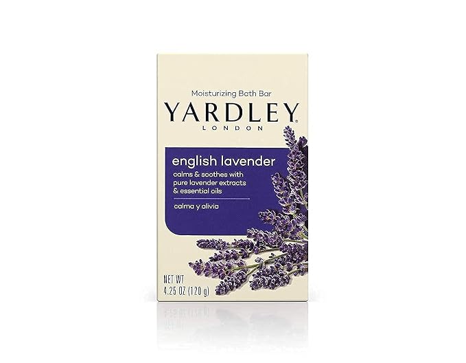Yardley London English Lavender 4 Bar 4.25 oz (Packaging may vary)