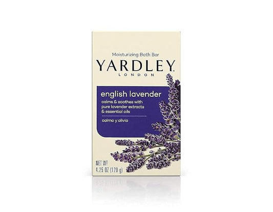 Yardley London English Lavender 4 Bar 4.25 oz (Packaging may vary)