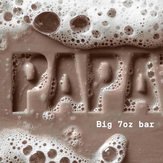PAPATUI by Dwayne Johnson Enriching Bar Soap for Men | Hydrating Daily cleanerser | Moisturizes with Mango Butter and Avocado Oil | Lush Coconut | 7oz (Pack of 4)