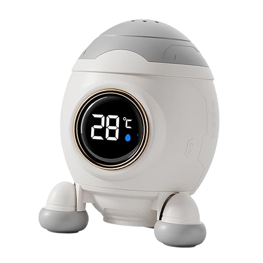 Baby Bath Thermometer Digital Water Thermometer Waterproof for Bathtub Infant Bathroom Household- Spaceship
