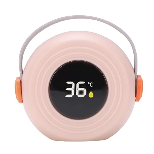 Digital Baby Bath Thermometer, LED Toy for Infants Toddlers Swimming Pool (Pink)