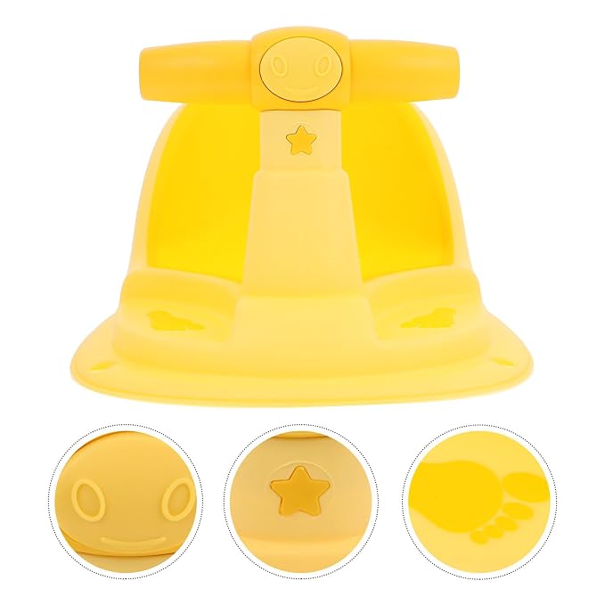 BESPORTBLE Bath Chair Bathtub Seat Non-Slip Shower Seat with Ergonomic Design and Stable Base for Safe Sitting Support During Bath