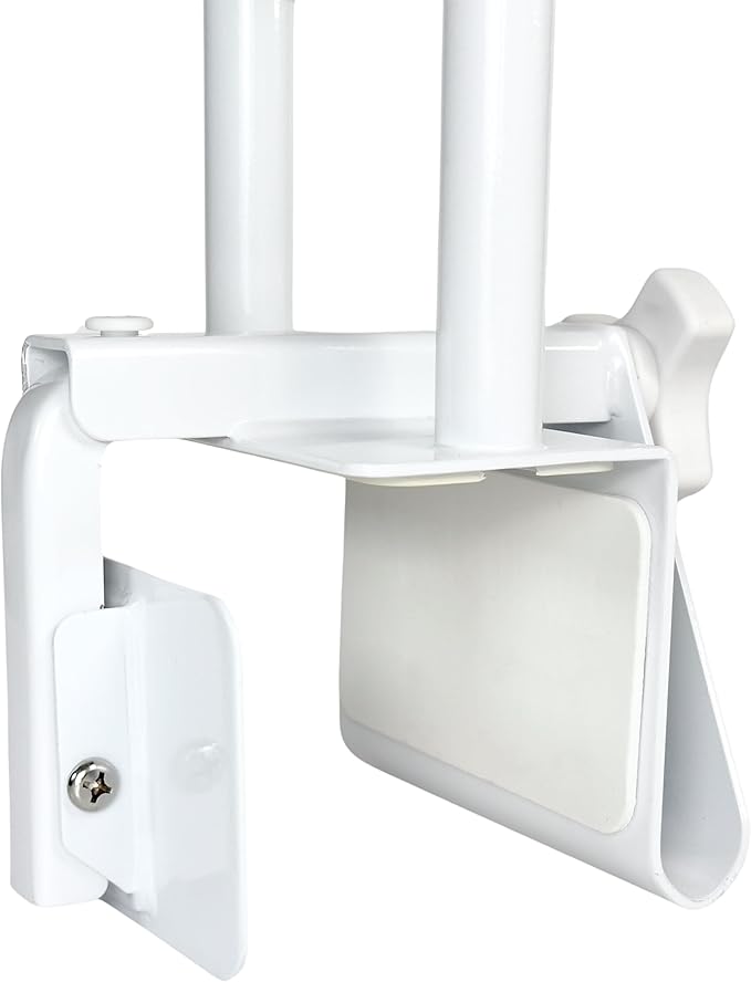 Adjustable Bathtub Handle for Elderly | Sturdy Clamp-On Tub Grab Bar with 300lb Capacity | Grab Bars for Bathtubs | Shower Handle for Elderly | Durable Tub Safety Rail 14" x 17