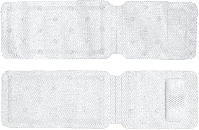 Bath Pillow, Full Body Spa Bath Mattress Cushion Pillow Soft Quilted Bathtub Mat with Breathable