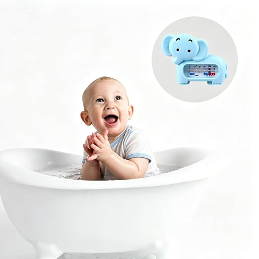 Sosoport 2pcs Bath Thermometer for Newborns Accurate Water Temperature Monitoring Material Safe for Toddlers