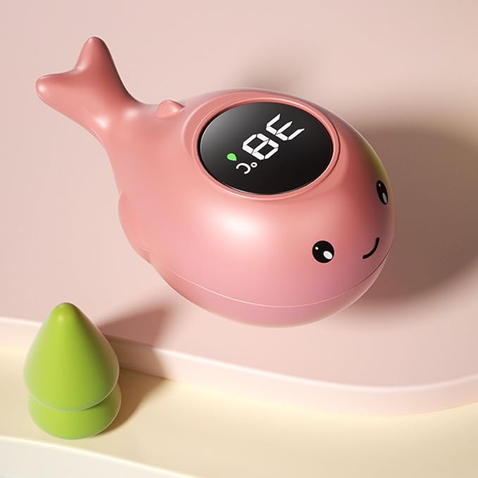 Hilitand Whale Bath Temperature Tester Digital Baby Bath Thermometer Infant Bath Temperature Monitor for Infant, Toddler, Baby ()